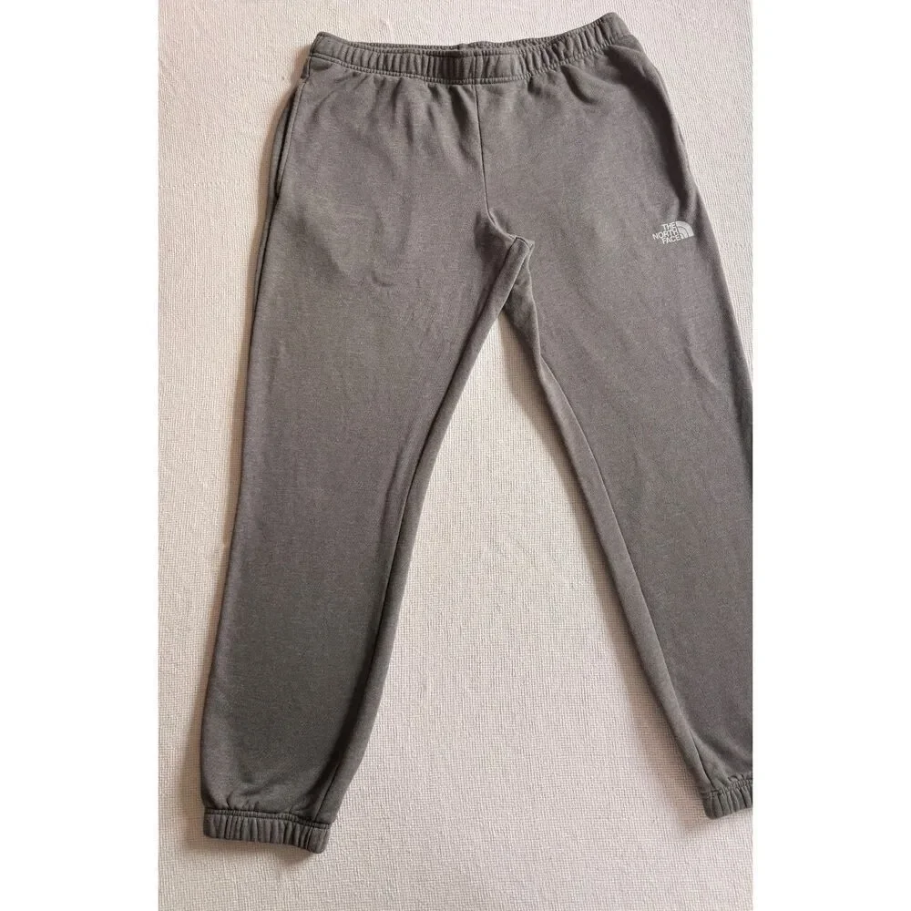 The North Face Gray Fleece Jogger Sweatpants Men's Large - Never Stop Exploring